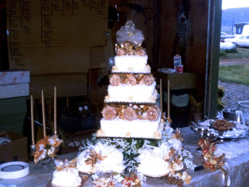 50th Anniversary wedding cake, July 1980